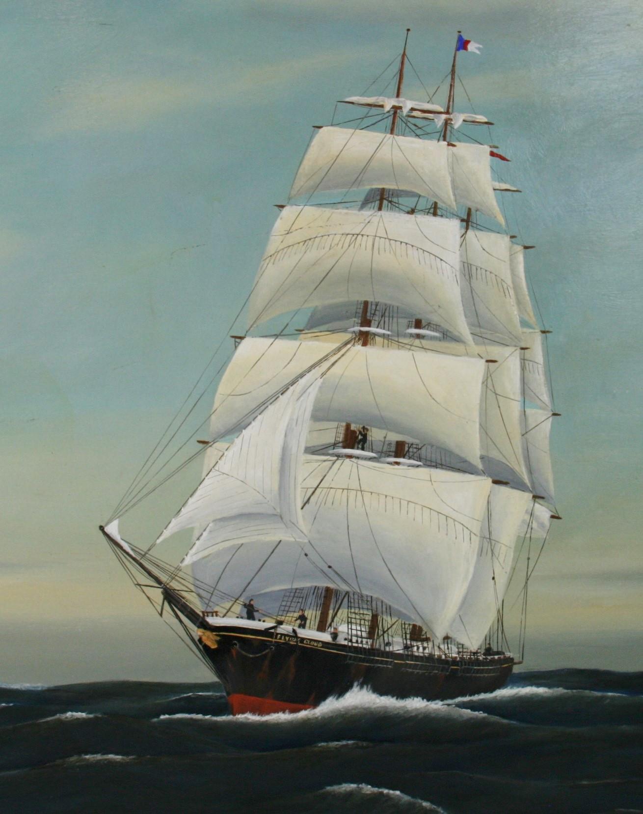 flying cloud painting