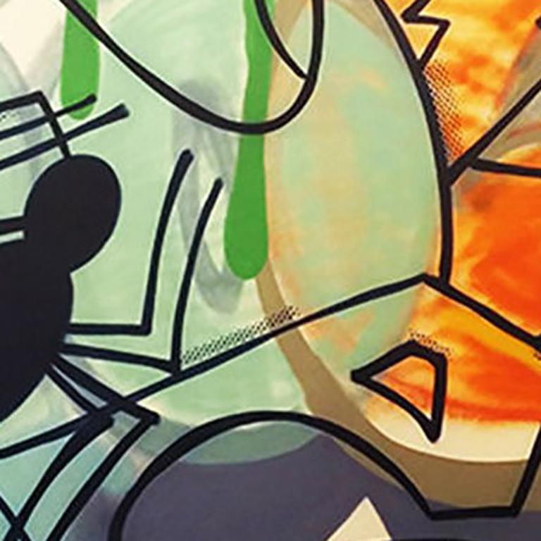 Original Acryl und Sprühfarbe auf Leinwand.  Verso handsigniert, betitelt und datiert von John Crash Matos.  Die Leinwand ist aufgespannt.

 Das Kunstwerk ist in ausgezeichnetem Zustand. Inklusive Echtheitszertifikat.  Alle vernünftigen Angebote