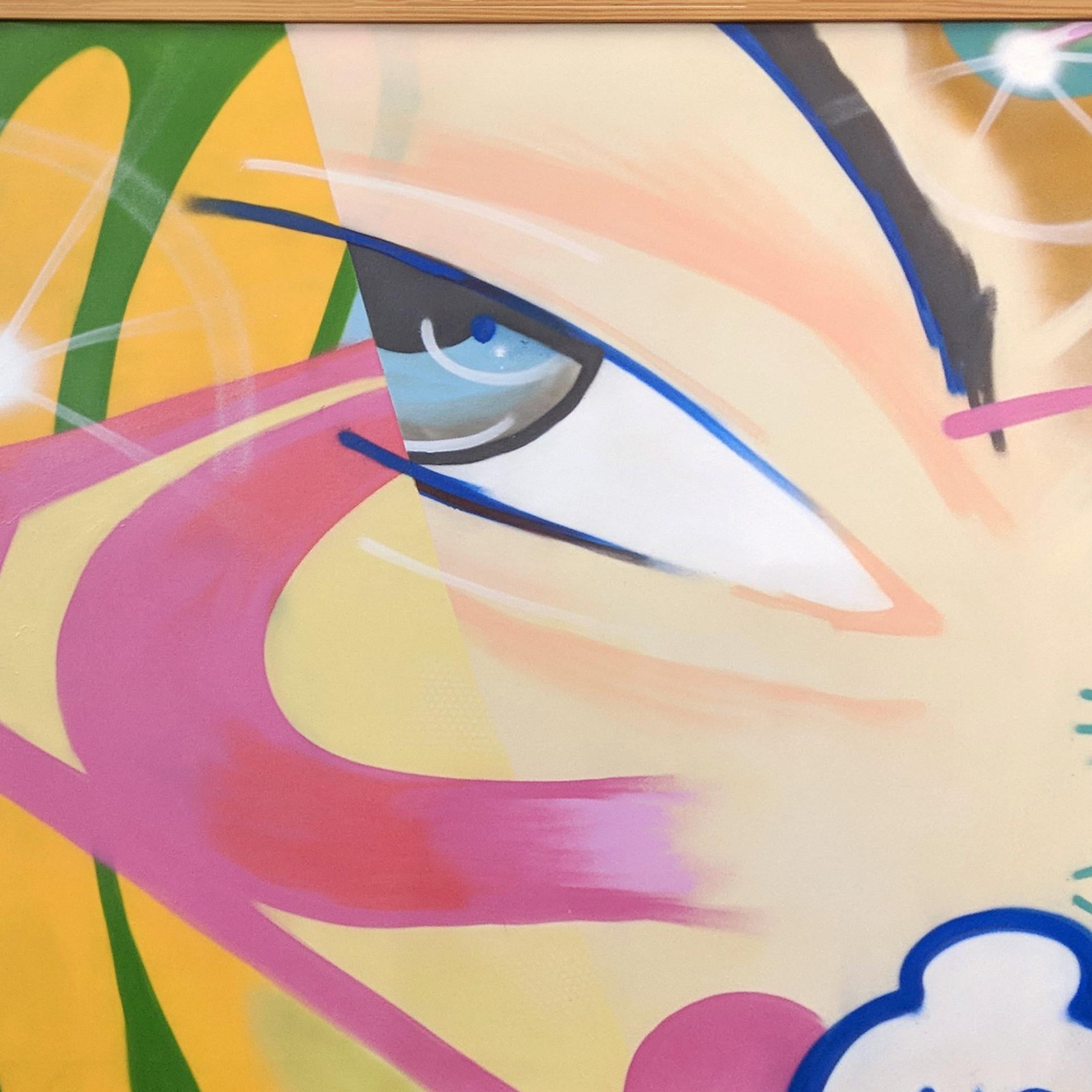 Super, Just Super (Huge Graffiti Painting) For Sale 1