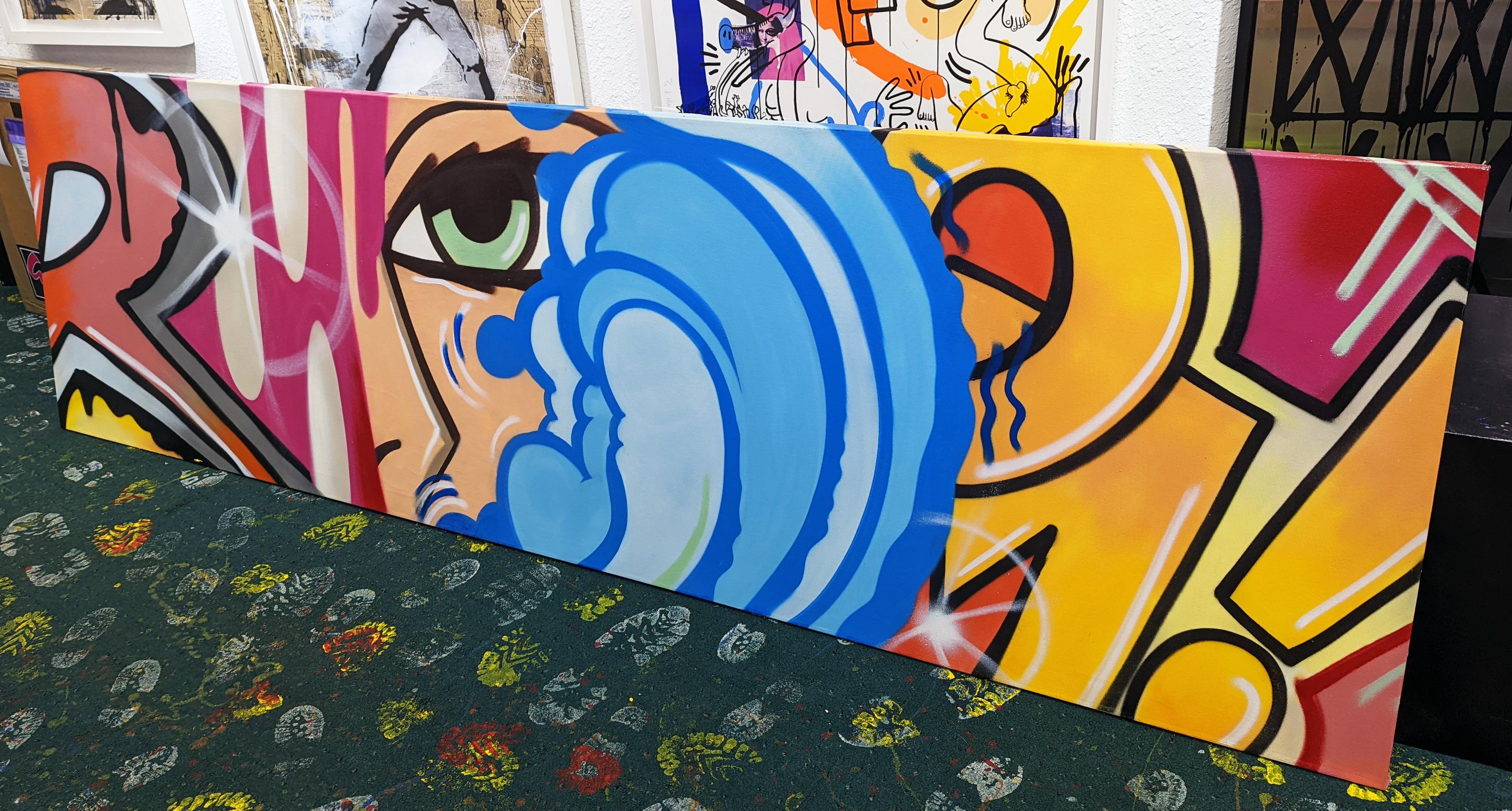 Ley Tribal (Pintura Graffiti Grande) en venta 1
