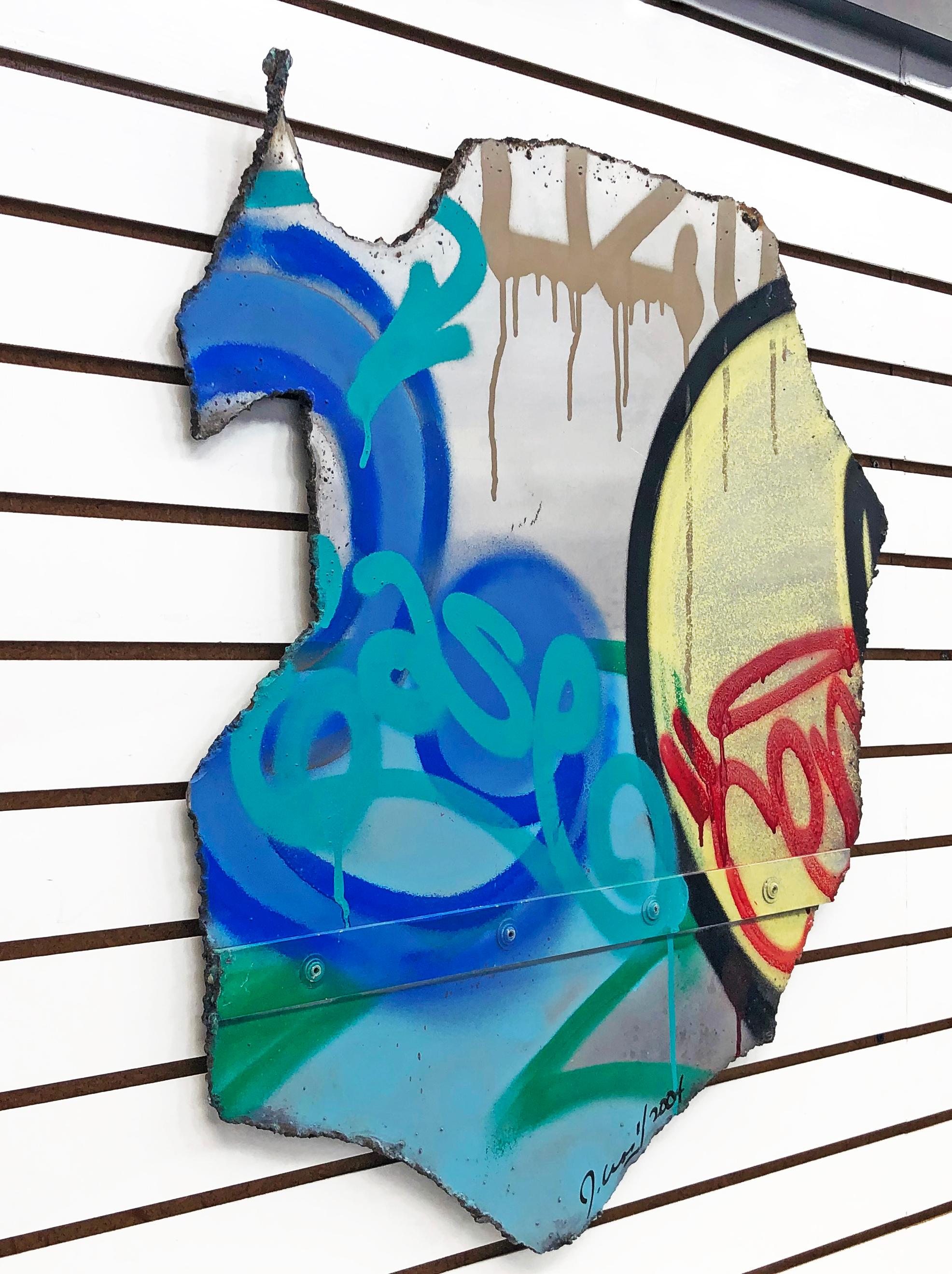Original acrylic and spray paint on metal. Hand signed and dated lower front and verso by John 'Crash' Matos.

Artwork is in excellent condition. Certificate of Authenticity included. All reasonable offers will be considered.

About the Artist: John