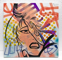 Sin título (Pintura original sobre metal)