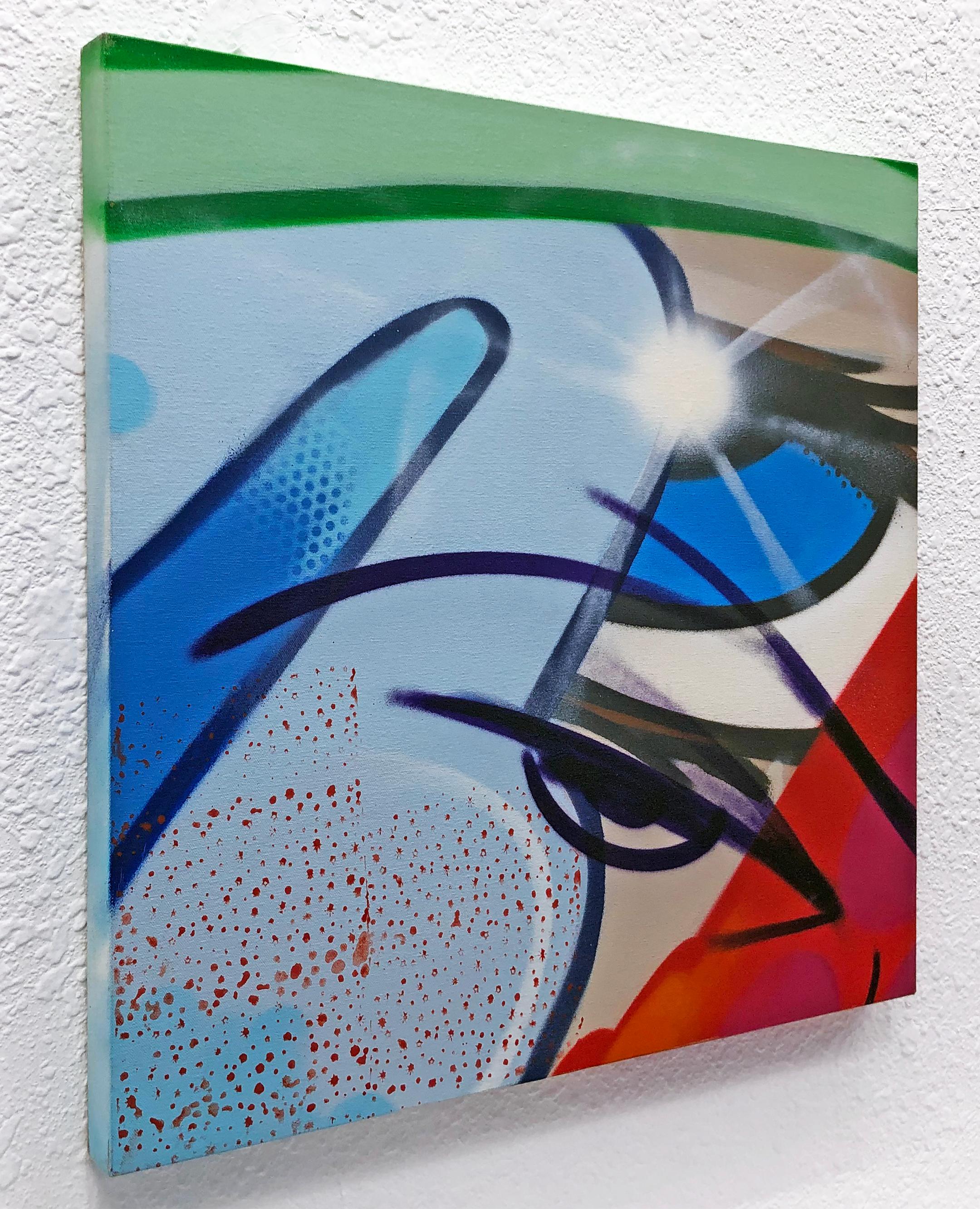 Yesteryear (Graffiti-Gemälde) – Painting von John Crash Matos