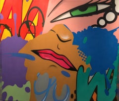 Battle Weary, John CRASH Matos, Street/Graffiti Art, Spray Paint, Figurative