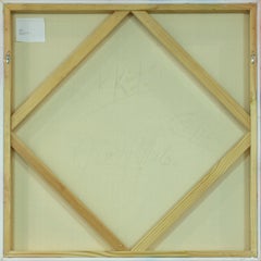 "Clark Kent #1" spray enamel on canvas painting by artist John "CRASH" Matos