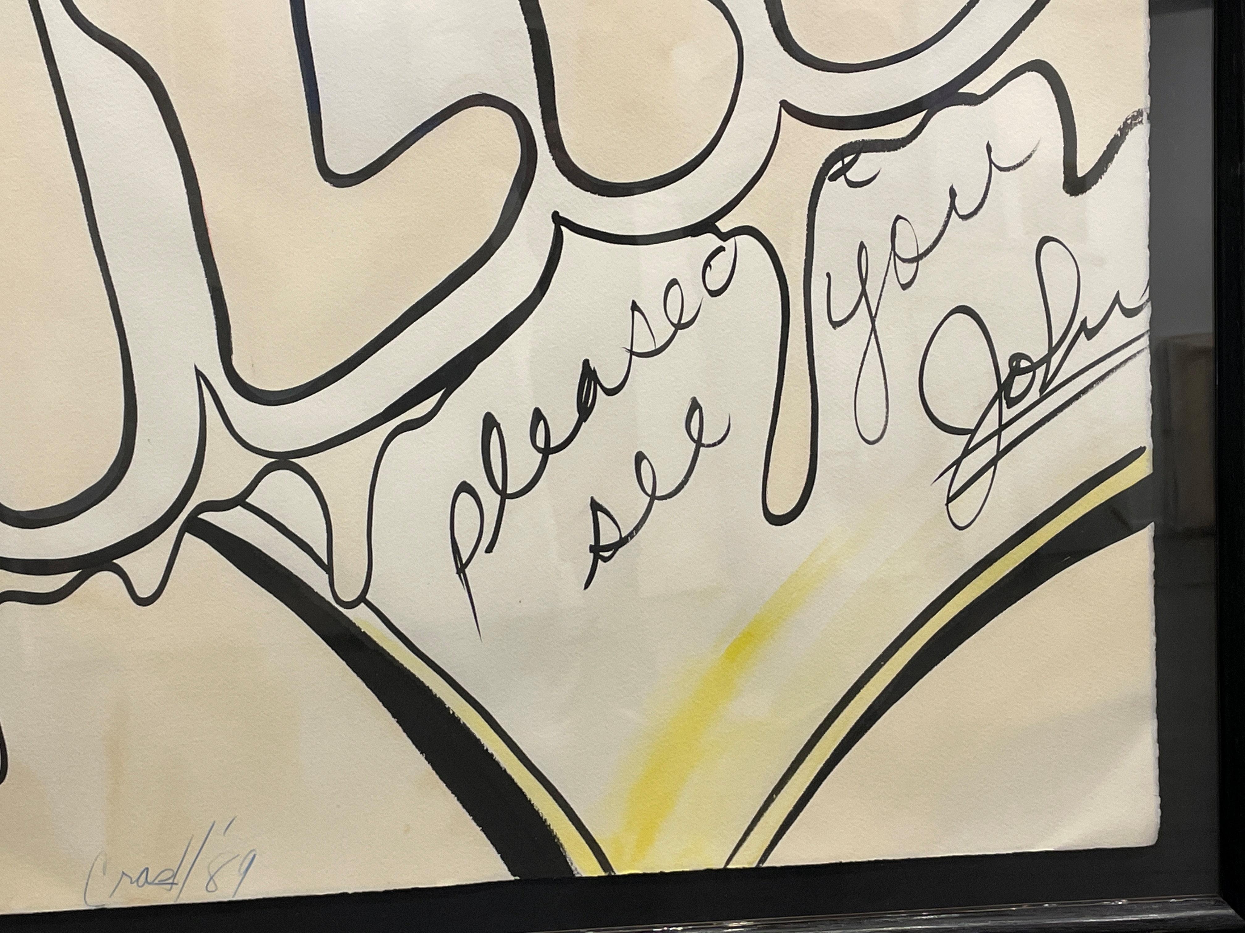 „Pleased to See You“, Crash, Pop Art, Street Art Graffiti im Angebot 2