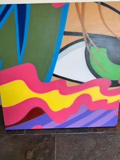 Spray Paint/Canvas/Street Art/Graffiti_Acid Brain, John "CRASH" Matos
