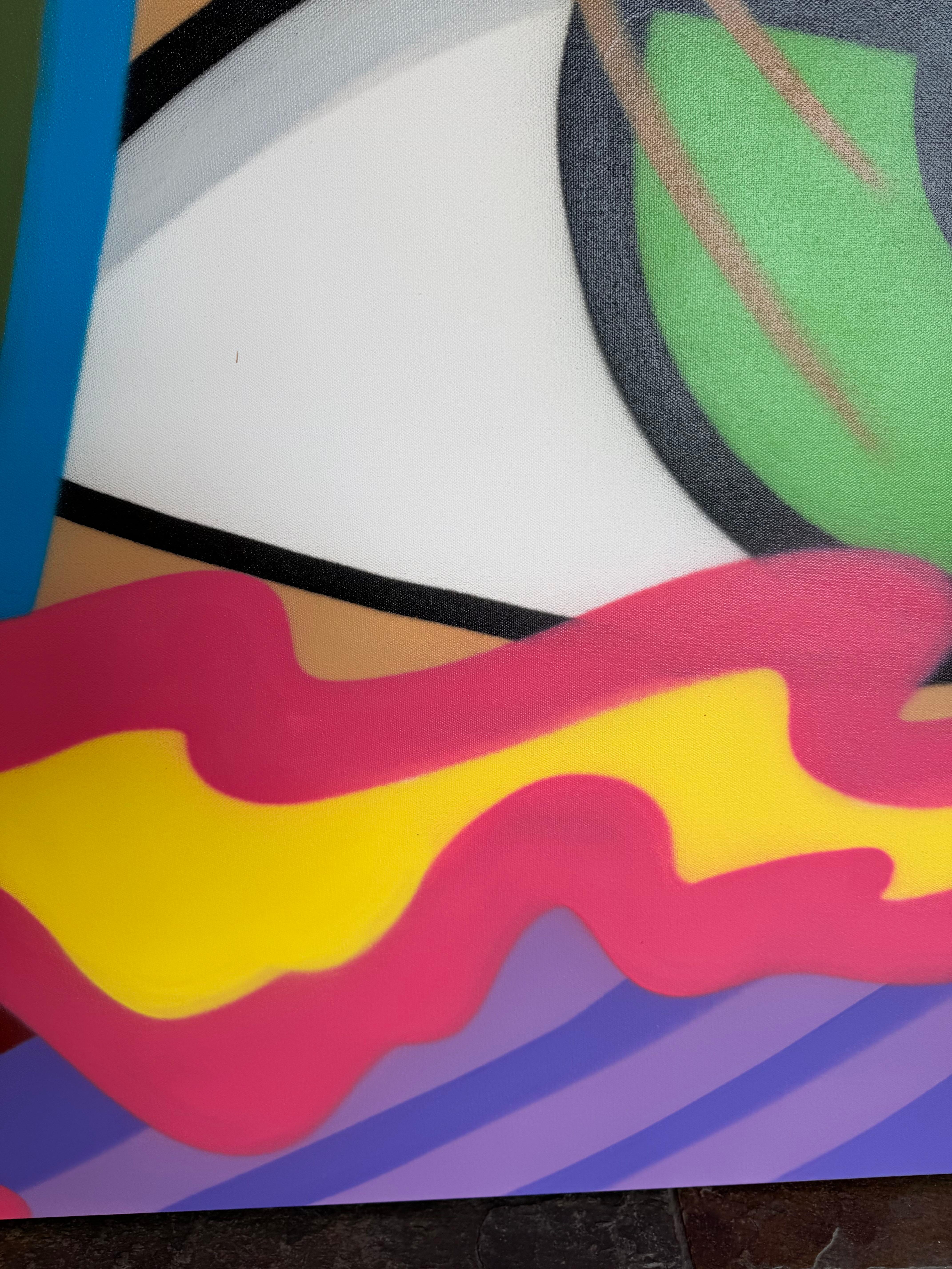 Vernice spray/tela/Street Art/Graffiti_Acid Brain, John 