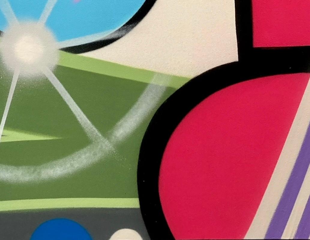 Vernice spray/tela/arte di strada/graffiti_Alpha City, John 