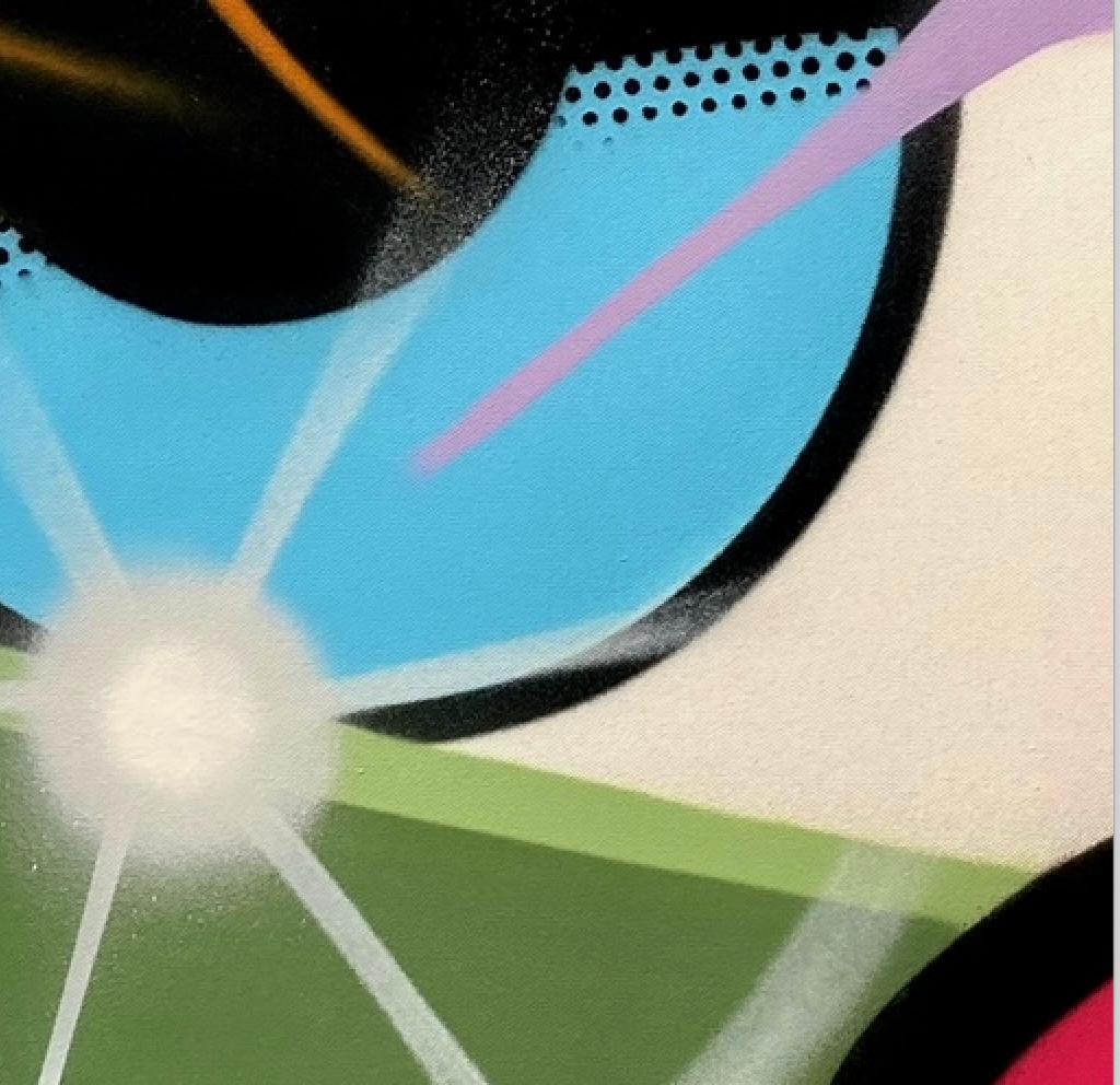 Vernice spray/tela/arte di strada/graffiti_Alpha City, John 