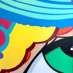 Used Spray Paint/Canvas/Street Art/Graffiti_Candy Sister, John "CRASH" Matos