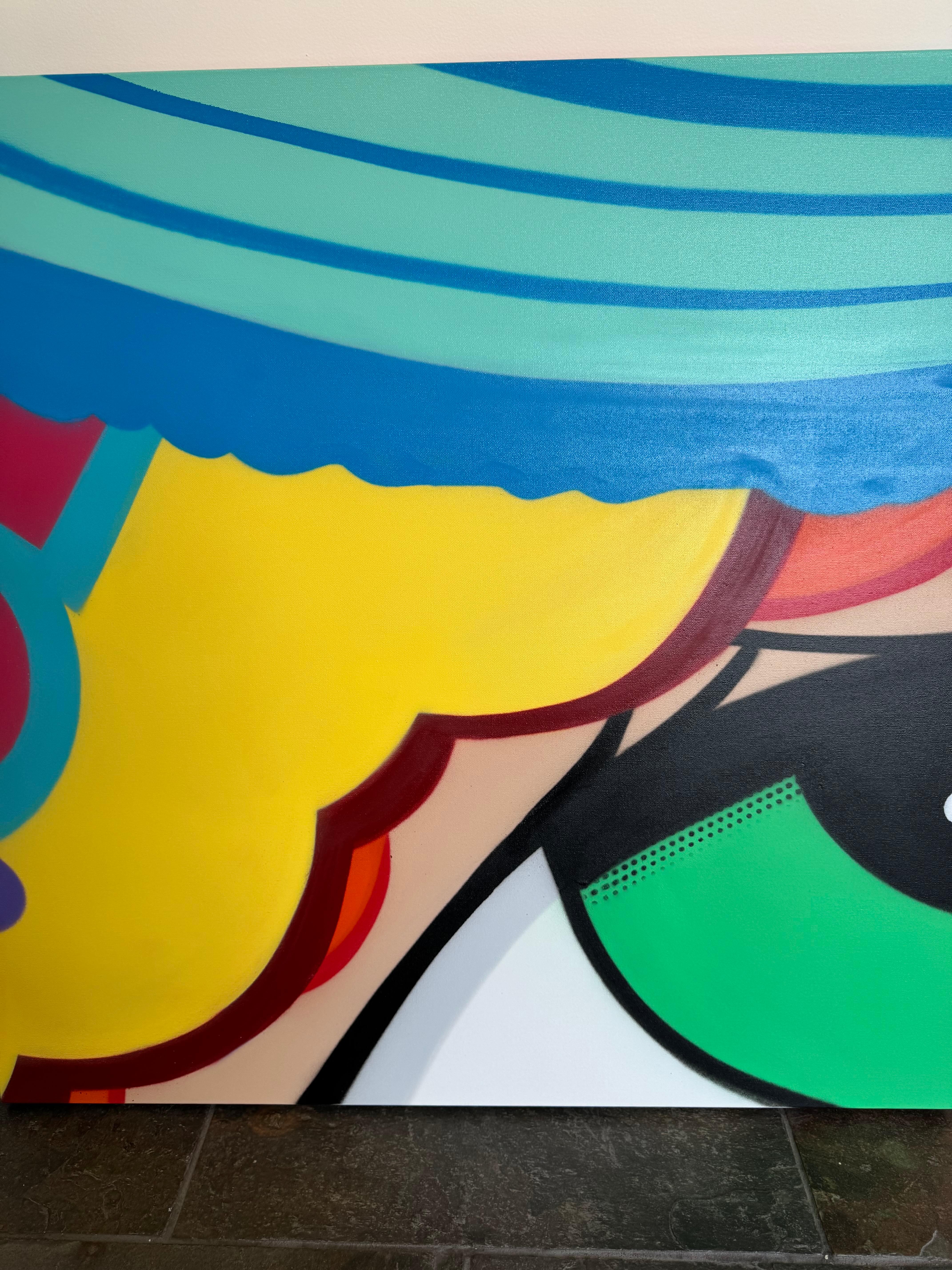 Vernice spray/tela/Street Art/Graffiti_Candy Sister, John 