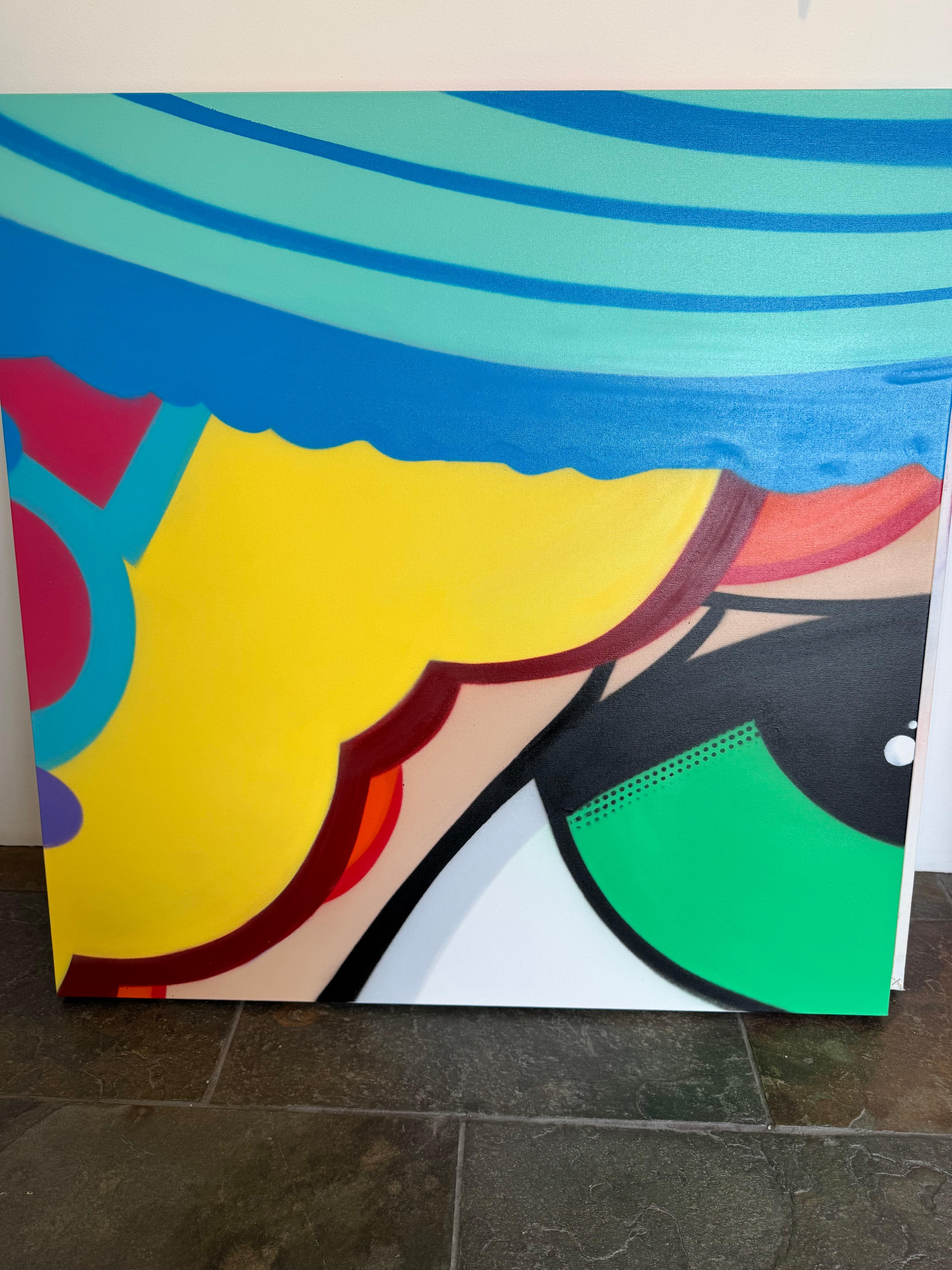 Vernice spray/tela/Street Art/Graffiti_Candy Sister, John 