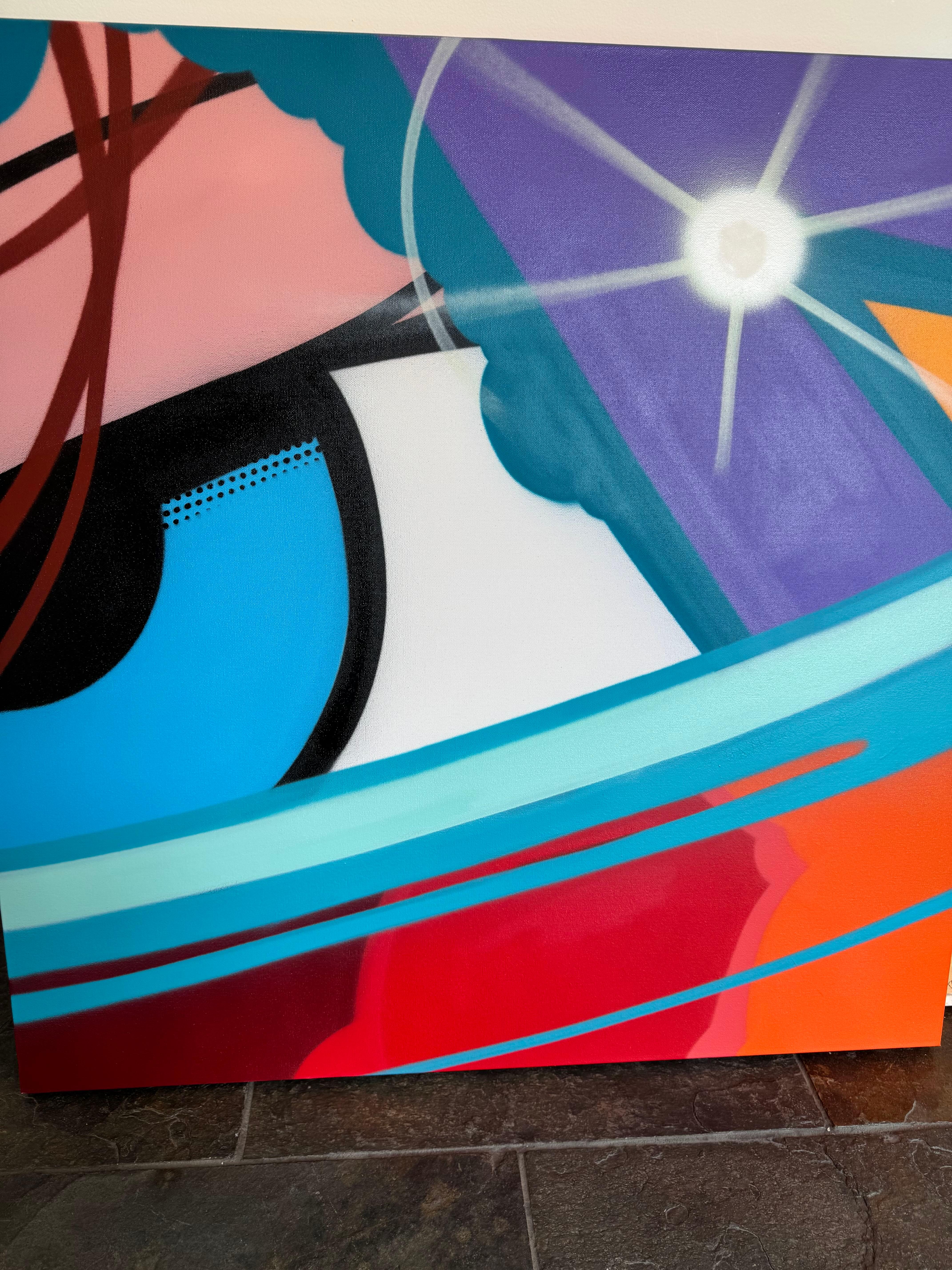 Vernice spray/tela/Street Art/Graffiti_Rumors Storie di feriti, John 