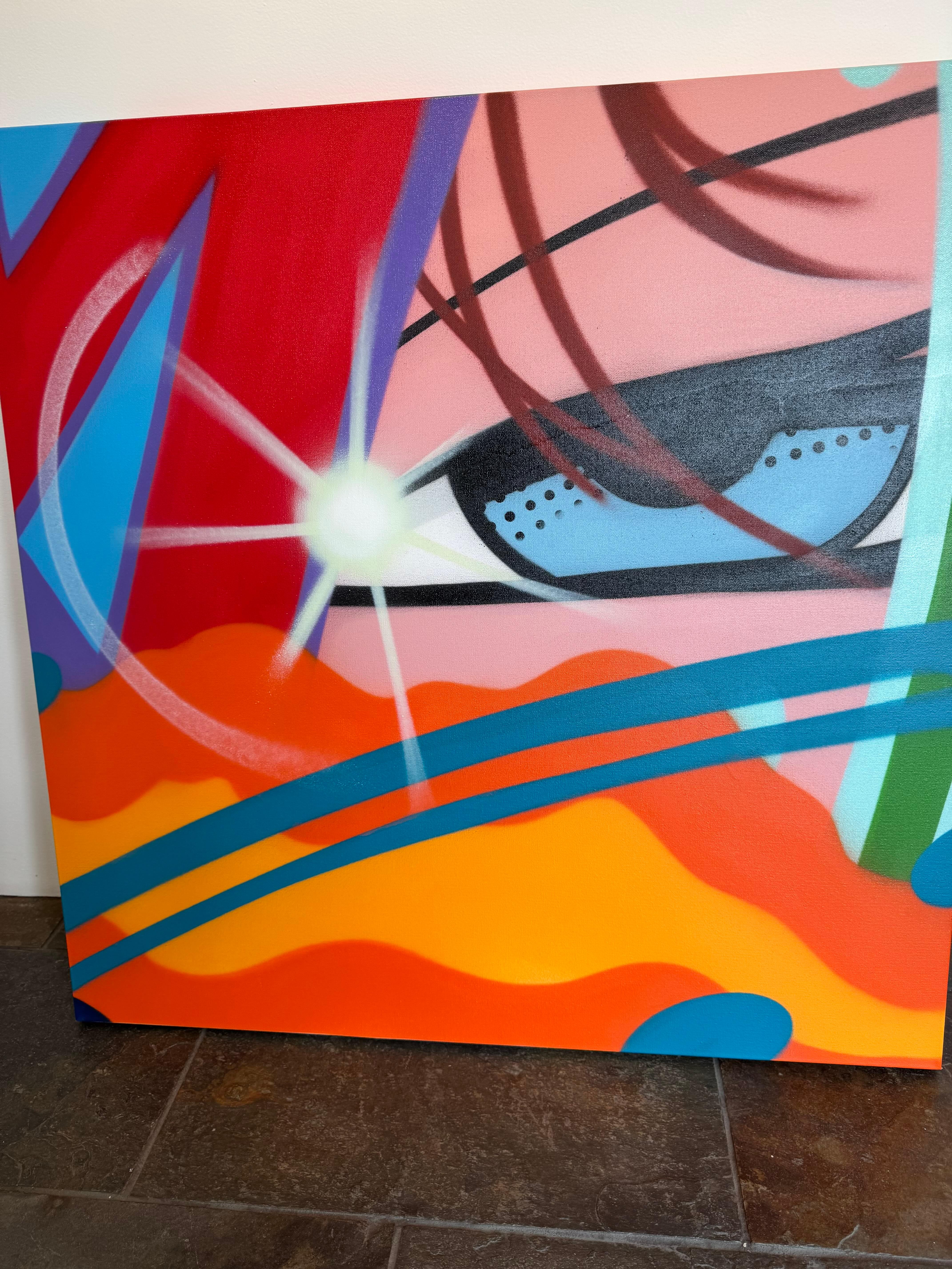 Spray Paint/Canvas/Street Art/Graffiti_Tropic of Love, John 