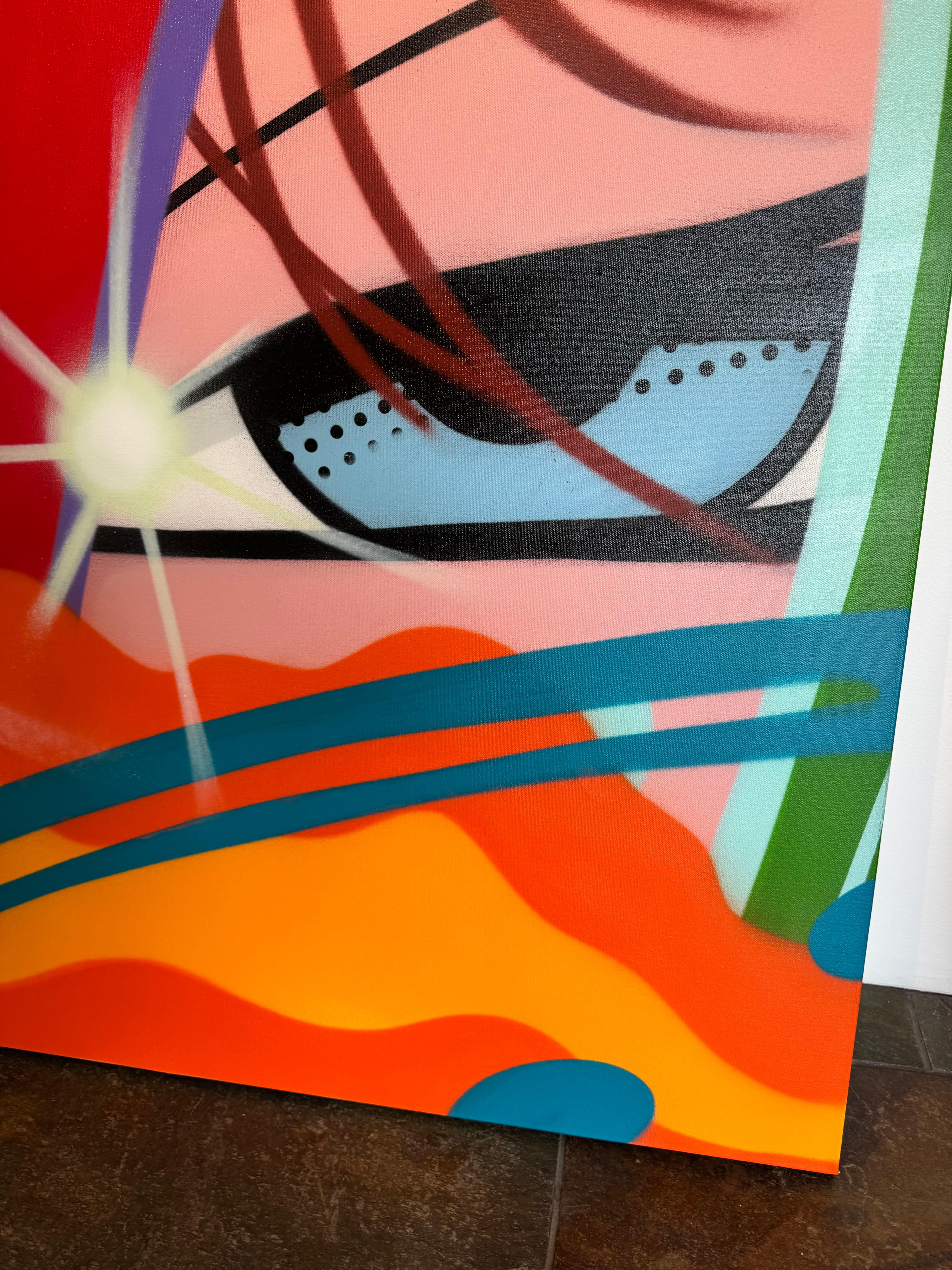 Spray Paint/Canvas/Street Art/Graffiti_Tropic of Love, John 