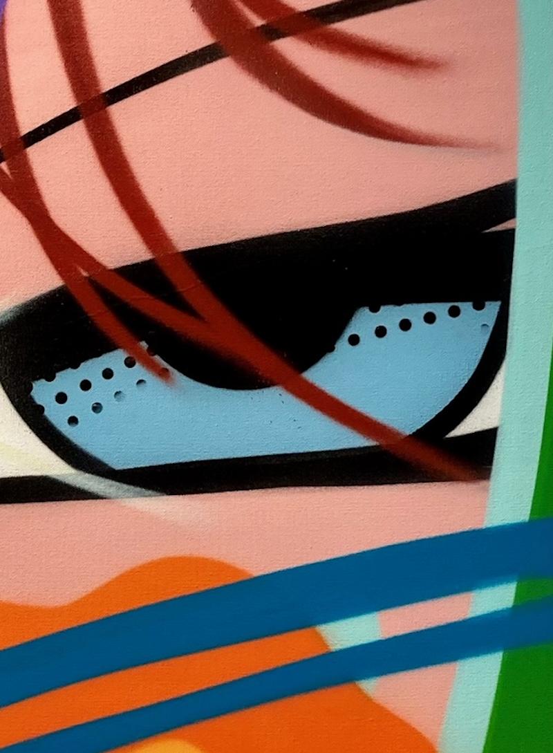 Spray Paint/Canvas/Street Art/Graffiti_Tropic of Love, John 