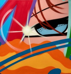 Spray Paint/Canvas/Street Art/Graffiti_Tropic of Love, John "CRASH" Matos