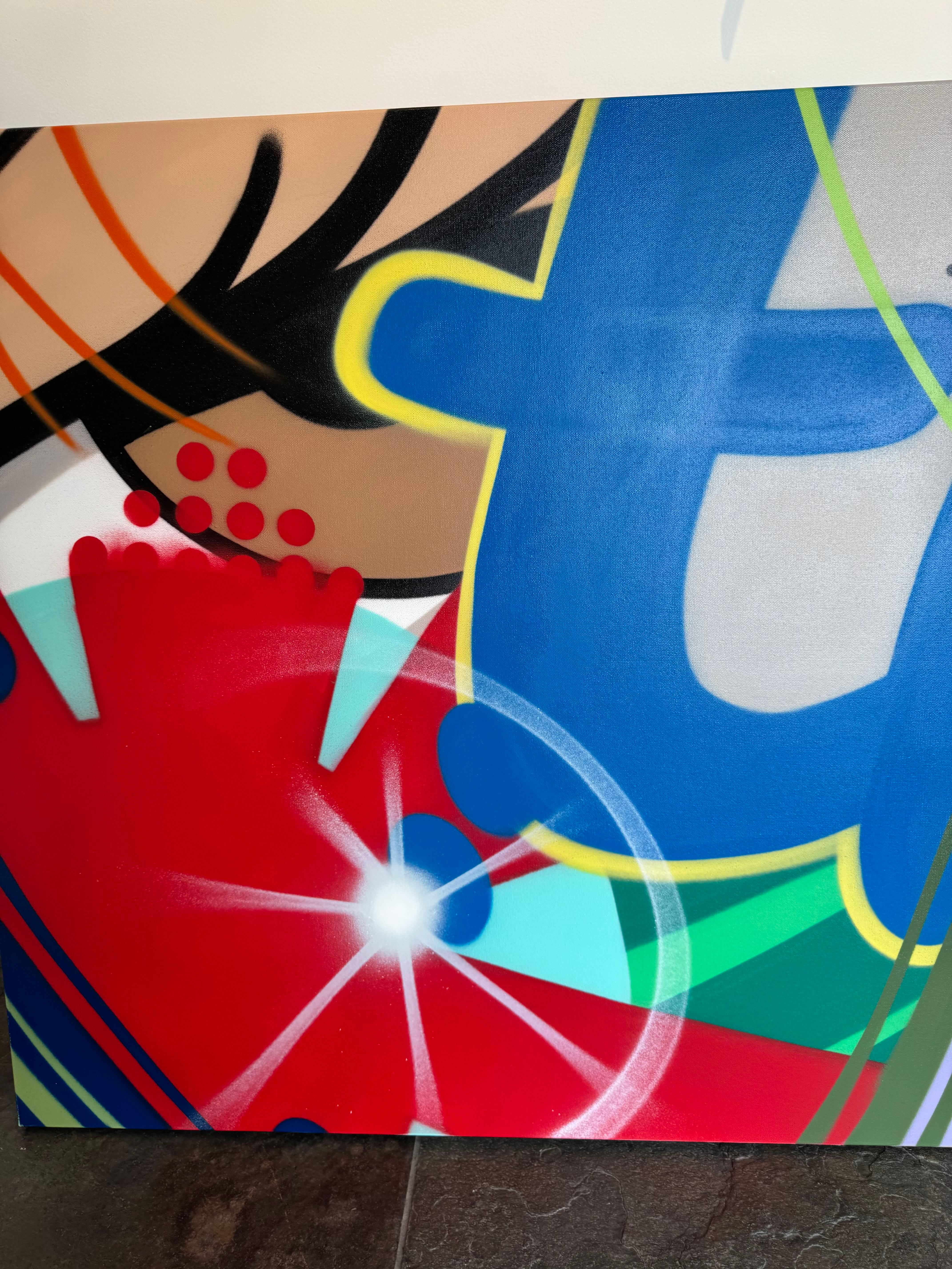 Vernice spray/tela/Street Art/Graffiti_Untitled, John 