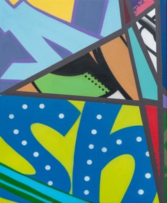Used Spray Paint/Graffiti/Street Art/Pop Art_John "CRASH" Matos, Showstopper