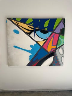 Sprühfarbe/Graffiti/Street Art_John „CRASH“ Matos, „Reaching For The Stars“