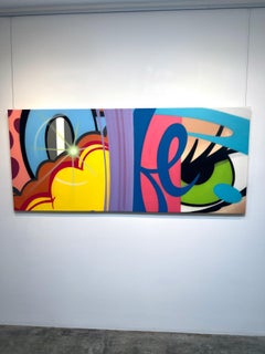 Spray Paint on Canvas/Graffiti/Street Art_Melancholy Drama_John "CRASH" Matos