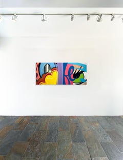Spray Paint on Canvas/Graffiti/Street Art_Melancholy Drama_John "CRASH" Matos