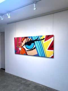 Peinture à l'aérosol sur toile/Graffiti/Street Art_The Money Changer_John "CRASH" Matos