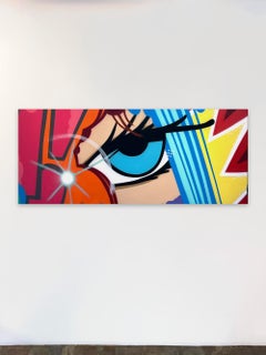 Spray Paint on Canvas/Graffiti/Street Art_The Money Changer_John "CRASH" Matos