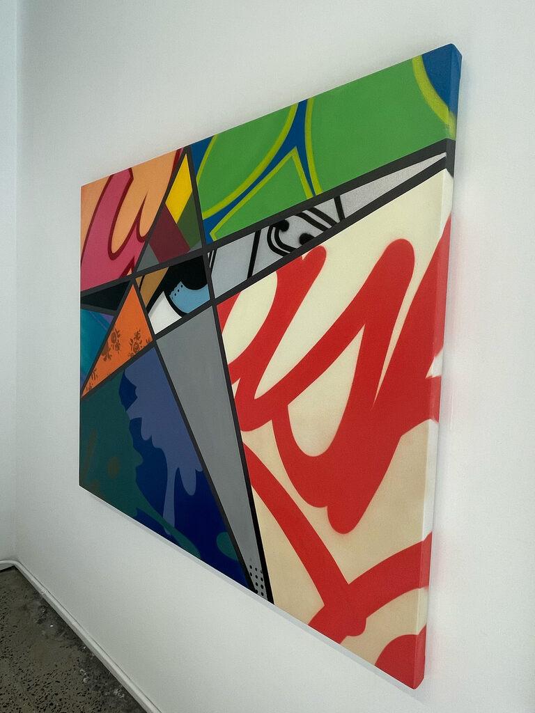 Arte di strada dipinta a spray di John 