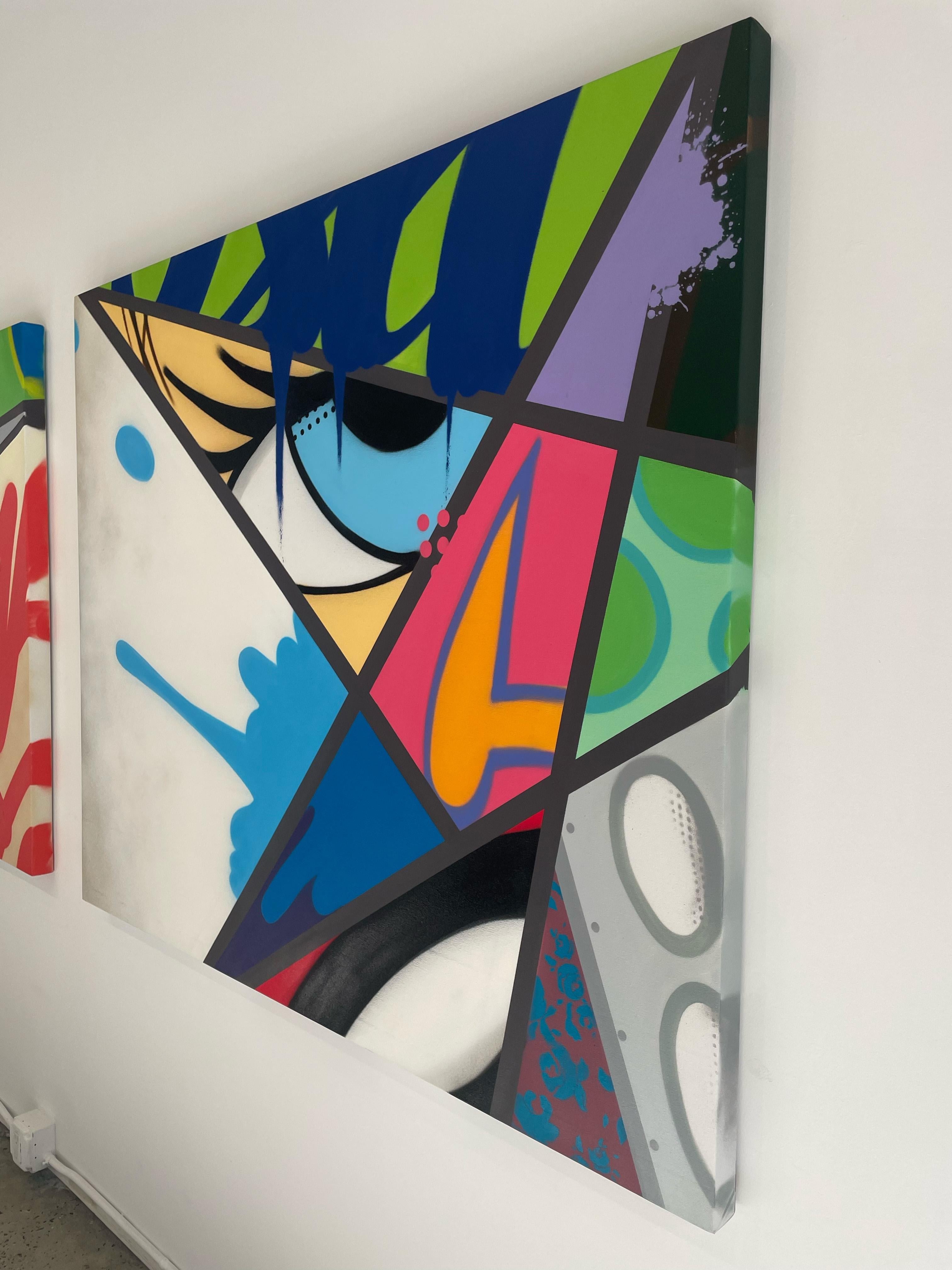 Arte di strada dipinta a spray di John 