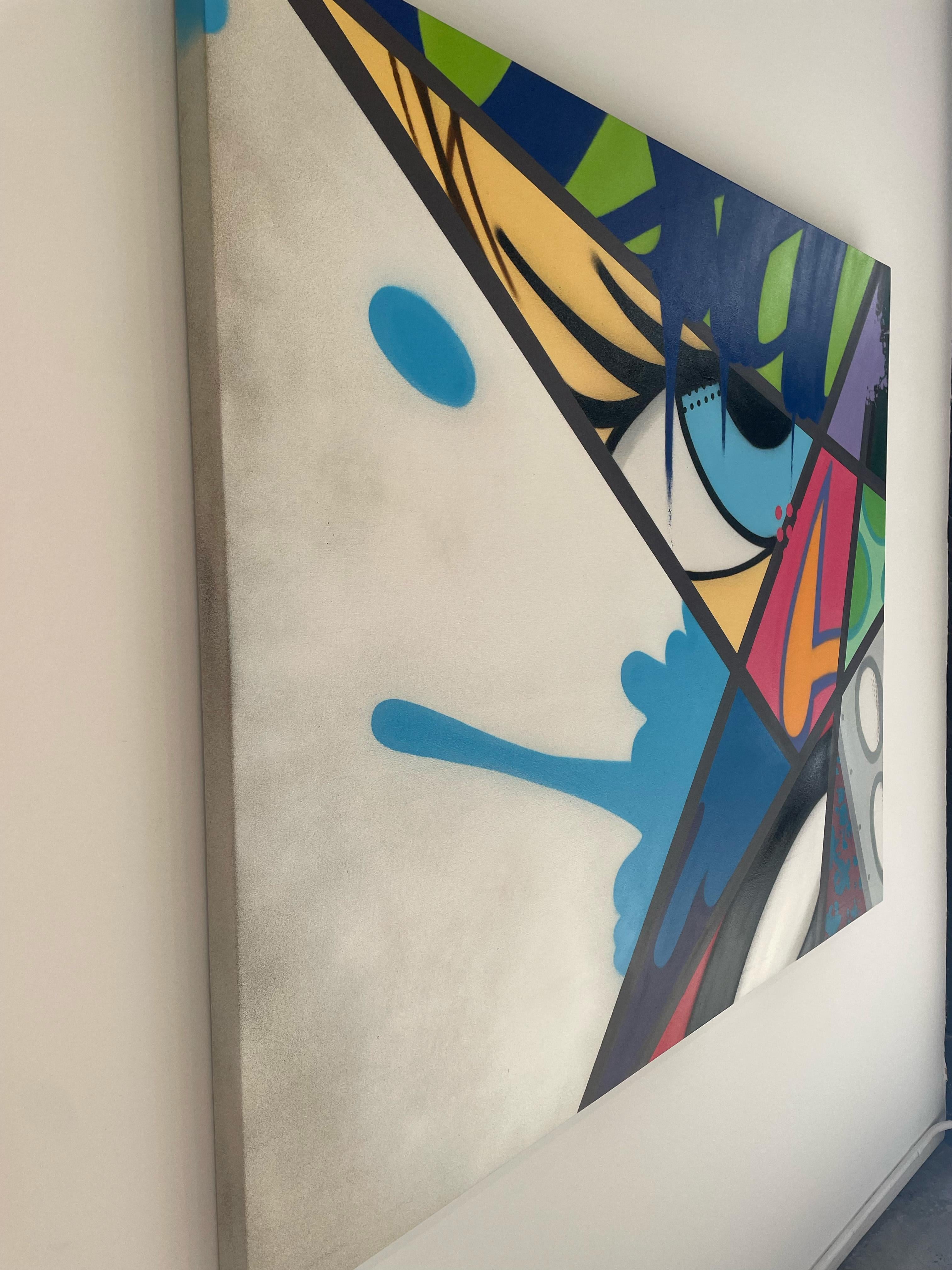 Arte di strada dipinta a spray di John 