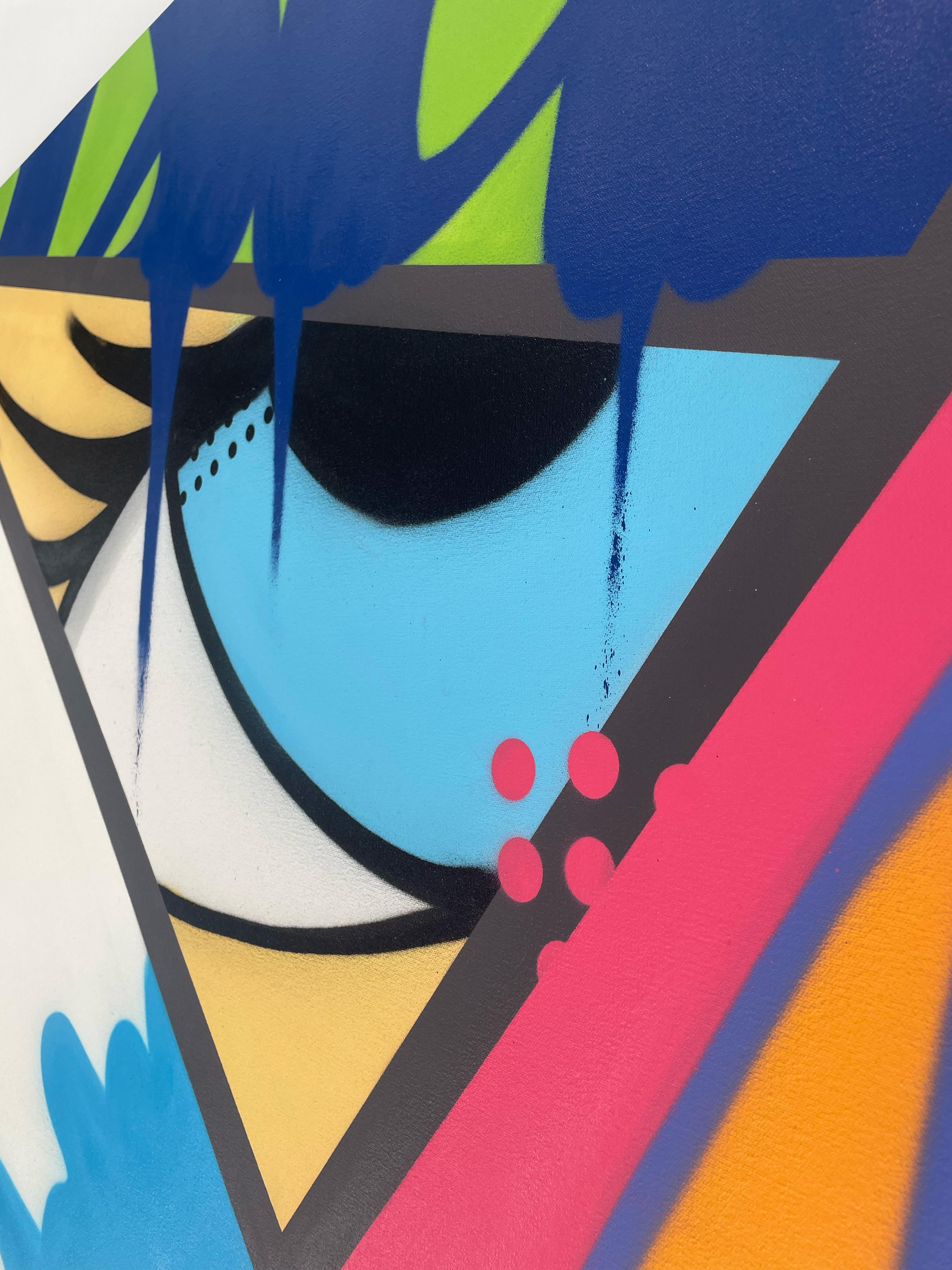 Arte di strada dipinta a spray di John 