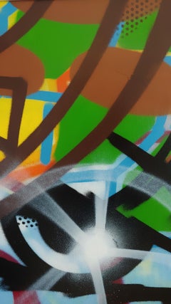 Untitled 11 06 Graffiti and Street art Spray Paint on Canvas