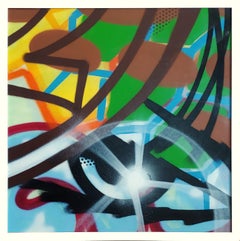 Untitled 11 06 Graffiti and Street art Spray Paint on Canvas