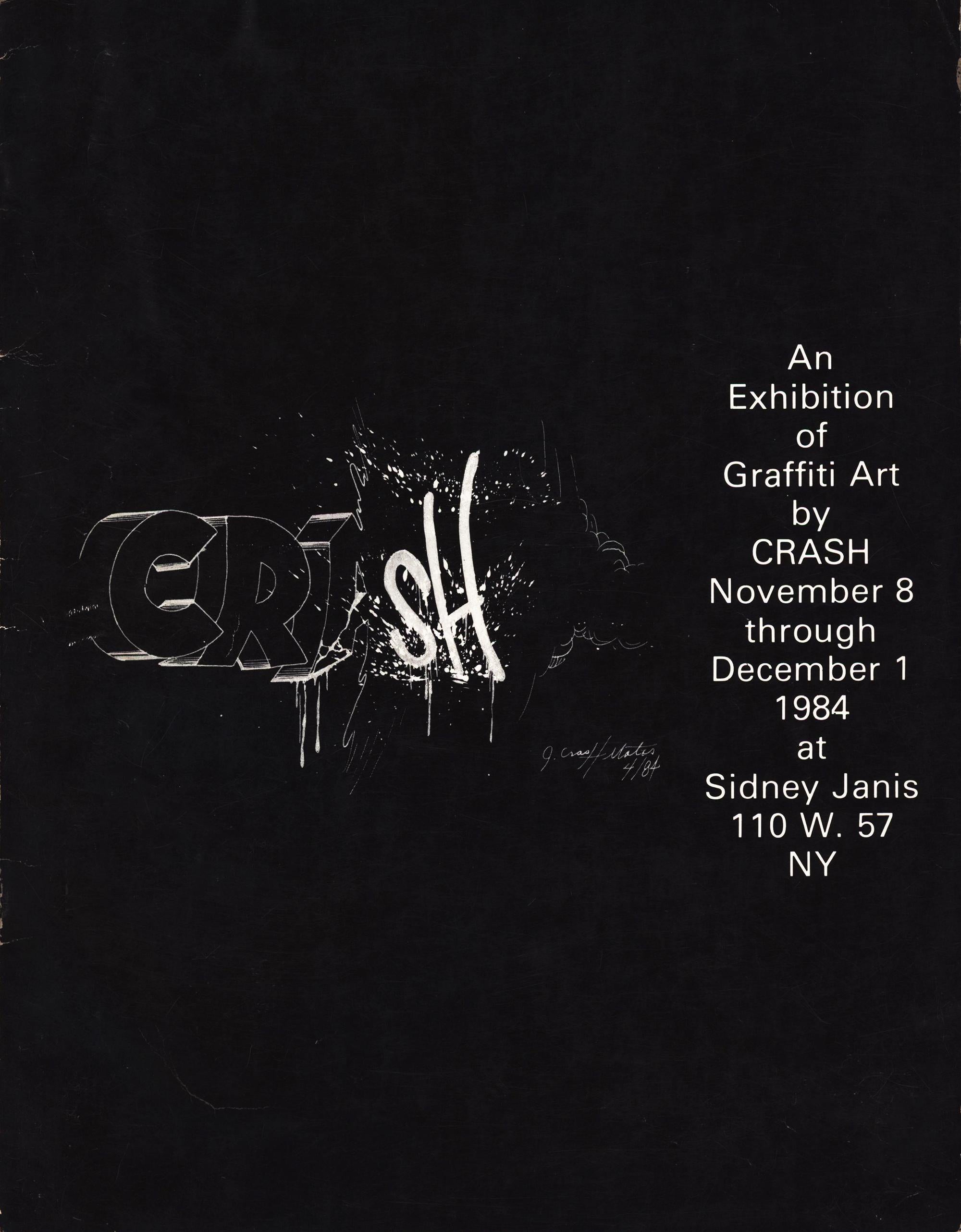 CRASH Sydney Janis Gallery 1984 im Angebot 2