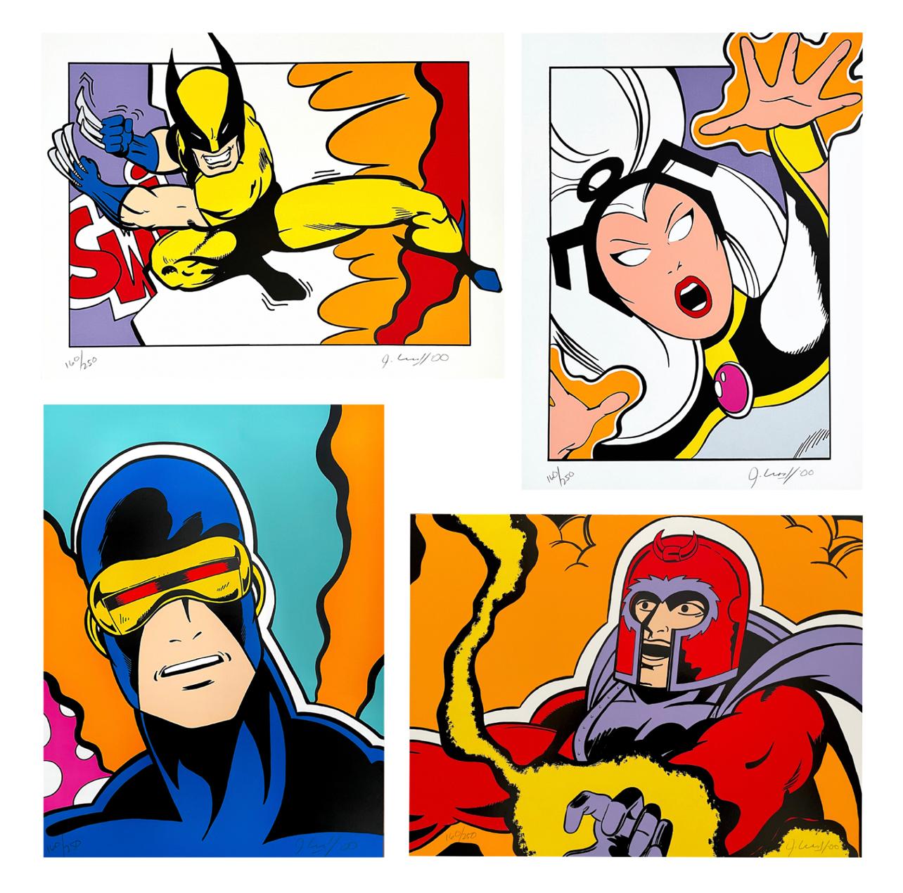 X-Men Suite: Wolverine; Storm; Magento; Cyclops (4 Artworks), John Crash Matos