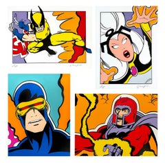 Suite X-Men: Lobezno; Tormenta; Magento; Cíclope (4 ilustraciones), John Crash Matos