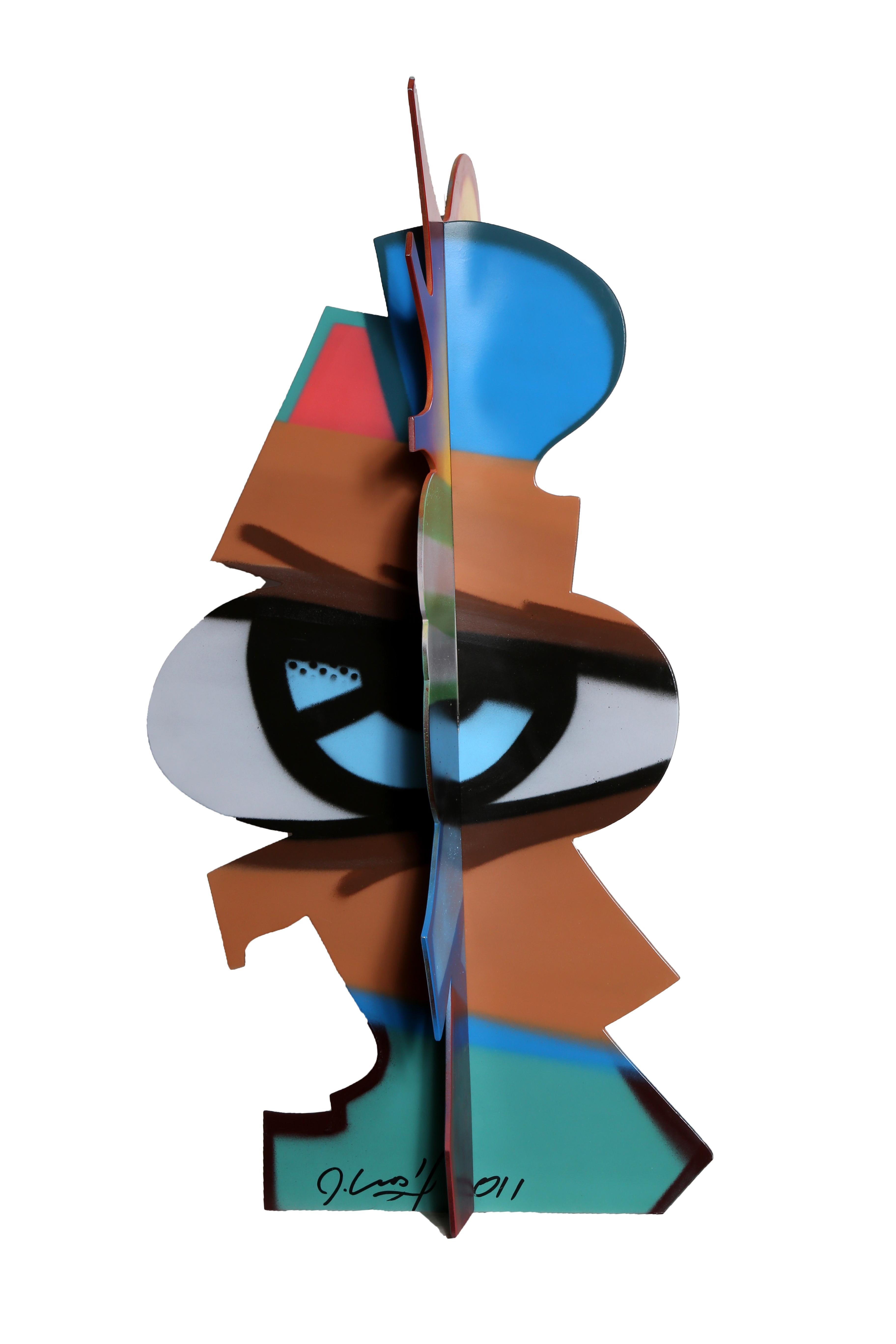 Untitled (Eye), Graffiti Sculpture by John Crash Matos For Sale 3