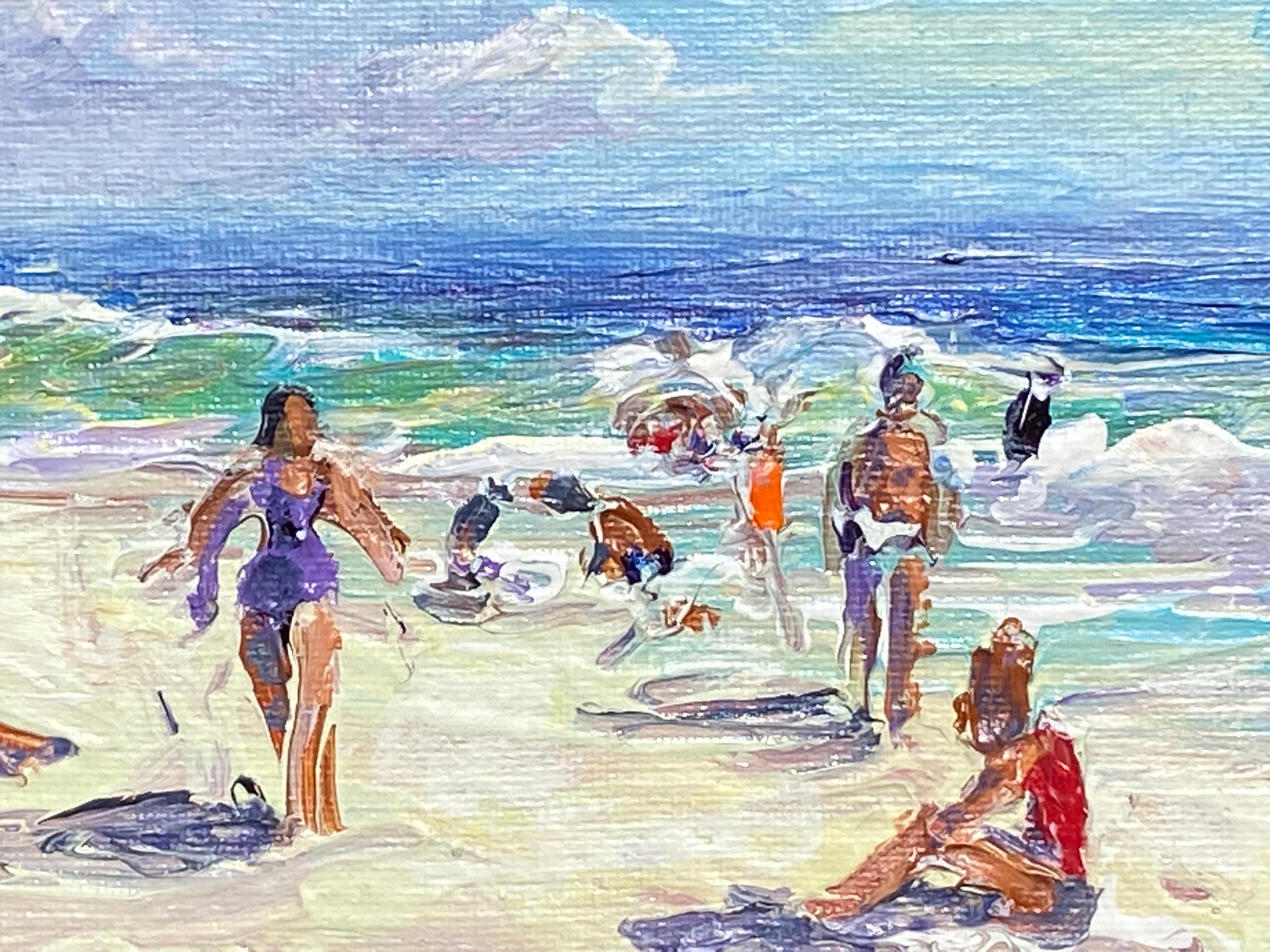 beach day painting