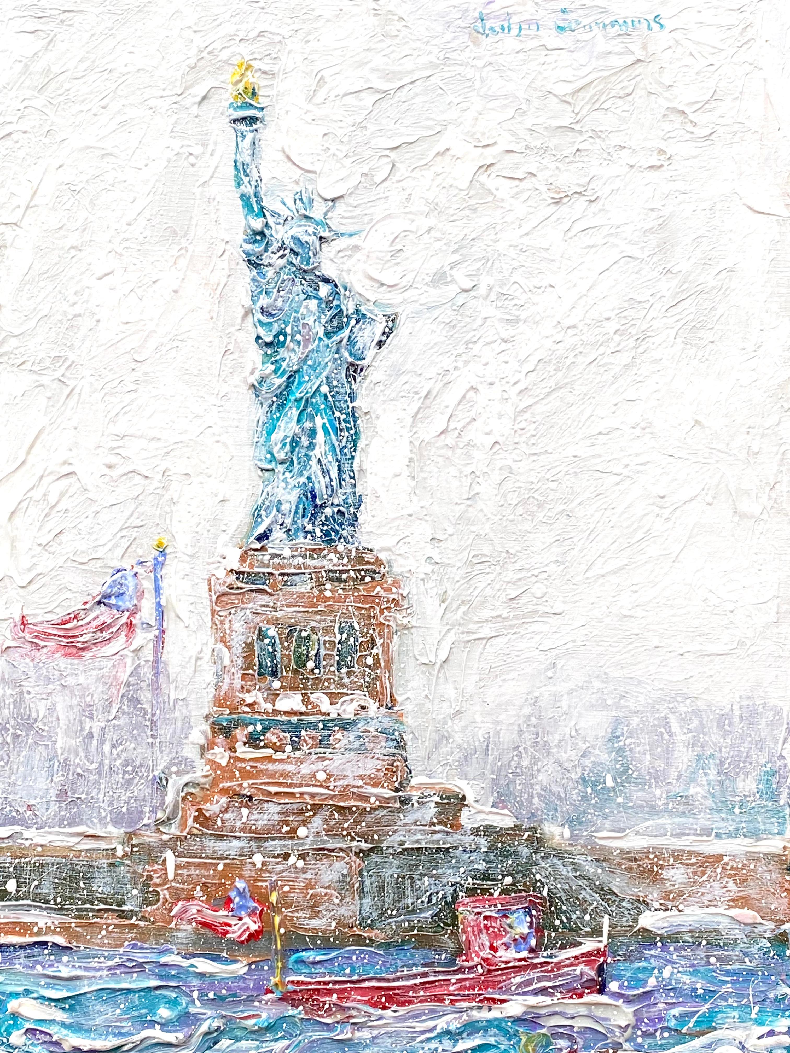 “Statue of Liberty” - Painting by John Crimmins
