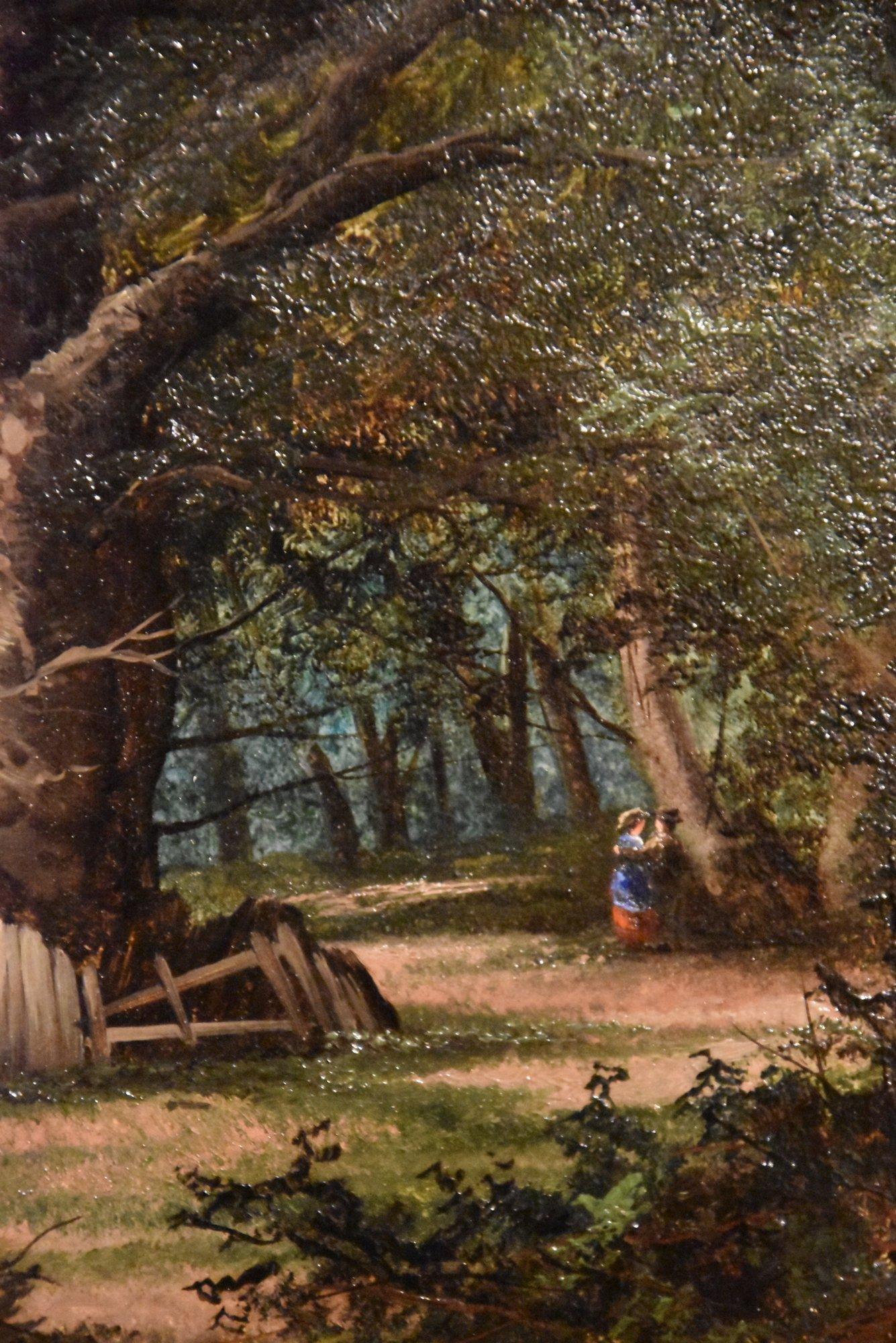 Coppia di dipinti a olio di John Cuthbert Salmon 