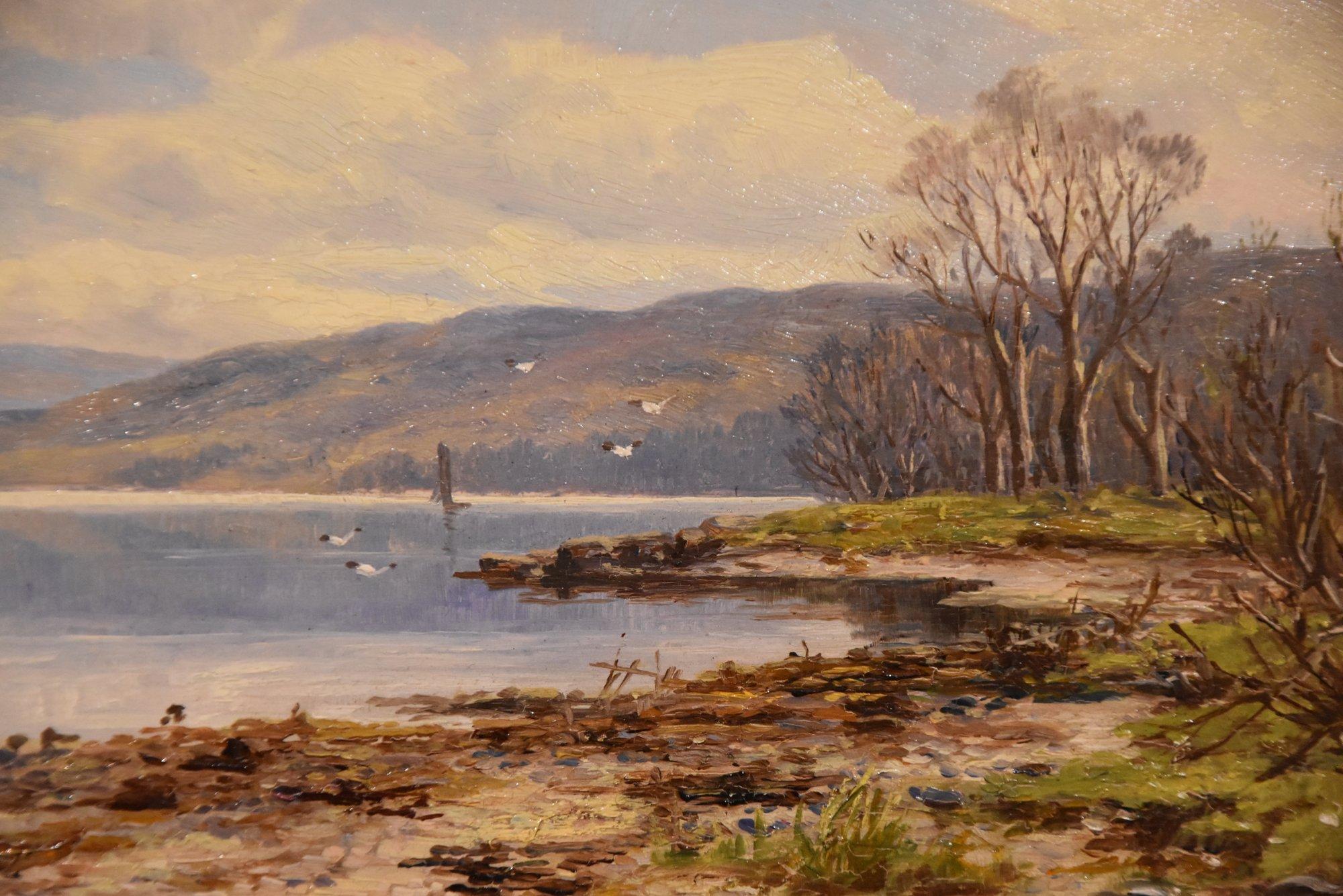 Peinture à l'huile « By The Lockside » de John D Taylor 2