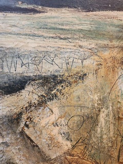 John David Rigsby Abstract Mixed Media on Canvas, American 1960