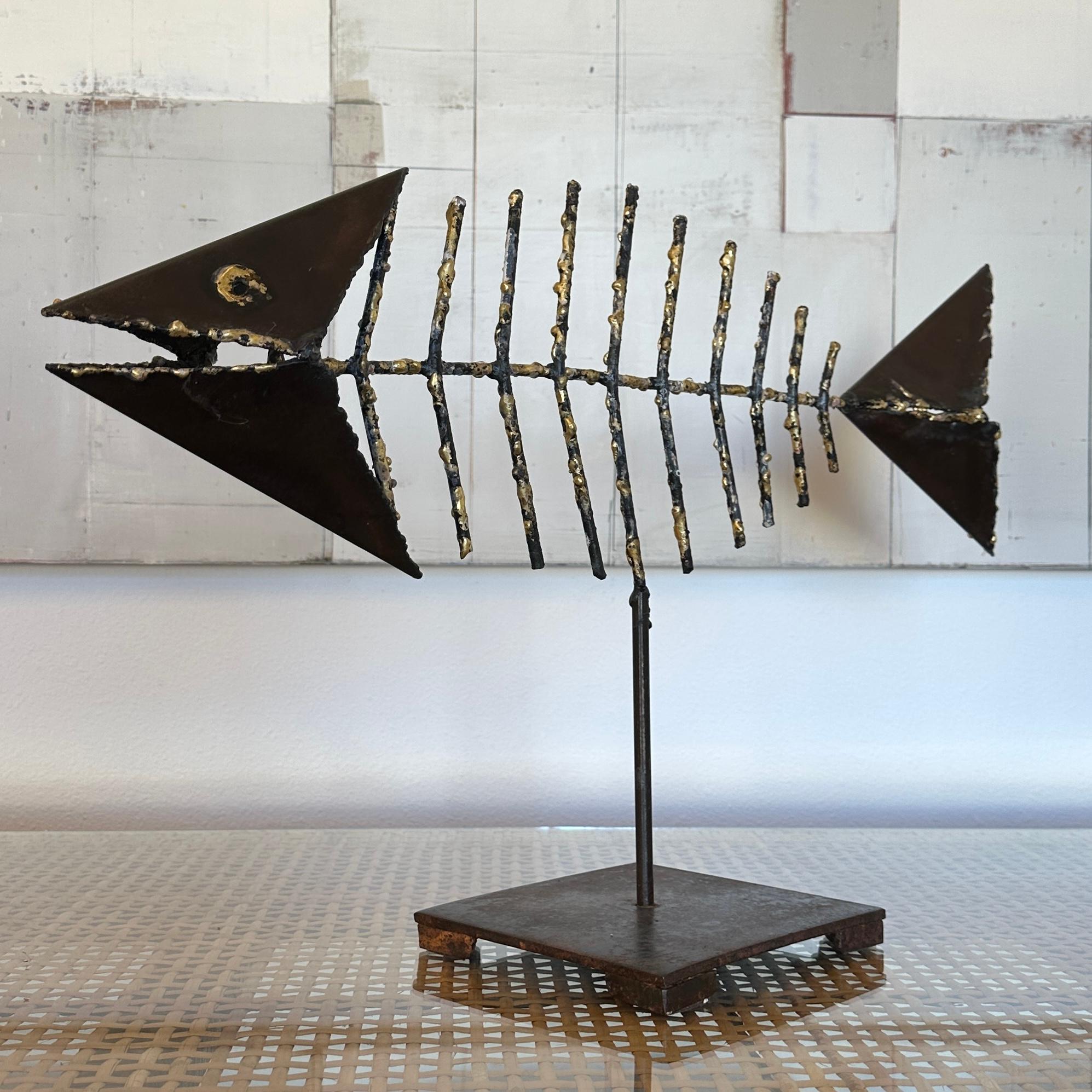 John De La Rosa Escultura Brutalista de Pez de California, ca 2000s Estadounidense en venta