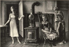 For the Love of Barbara Allen (Young girl enters room with two women by stove)