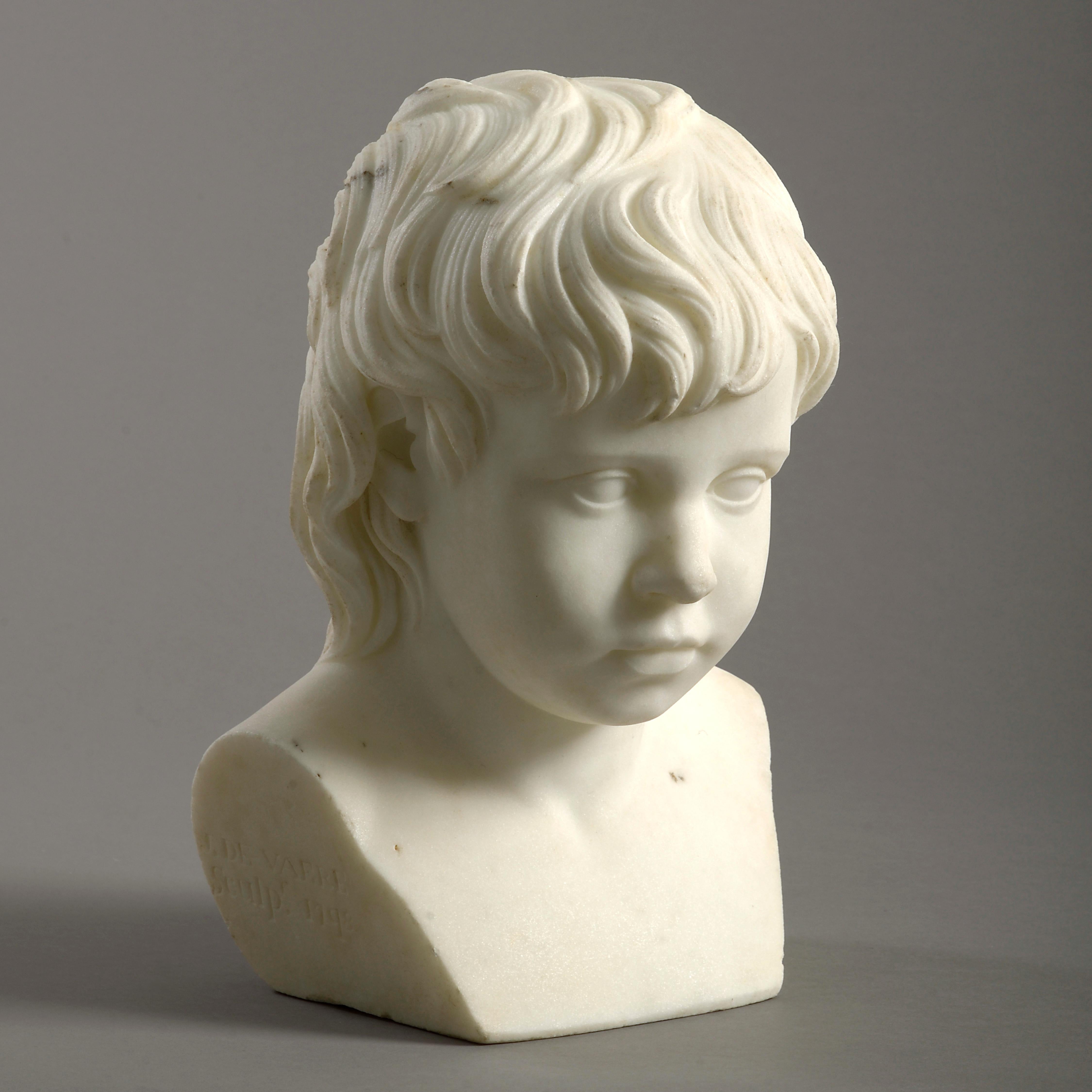 18th Century John de Vaere Statuary Marble Busts For Sale