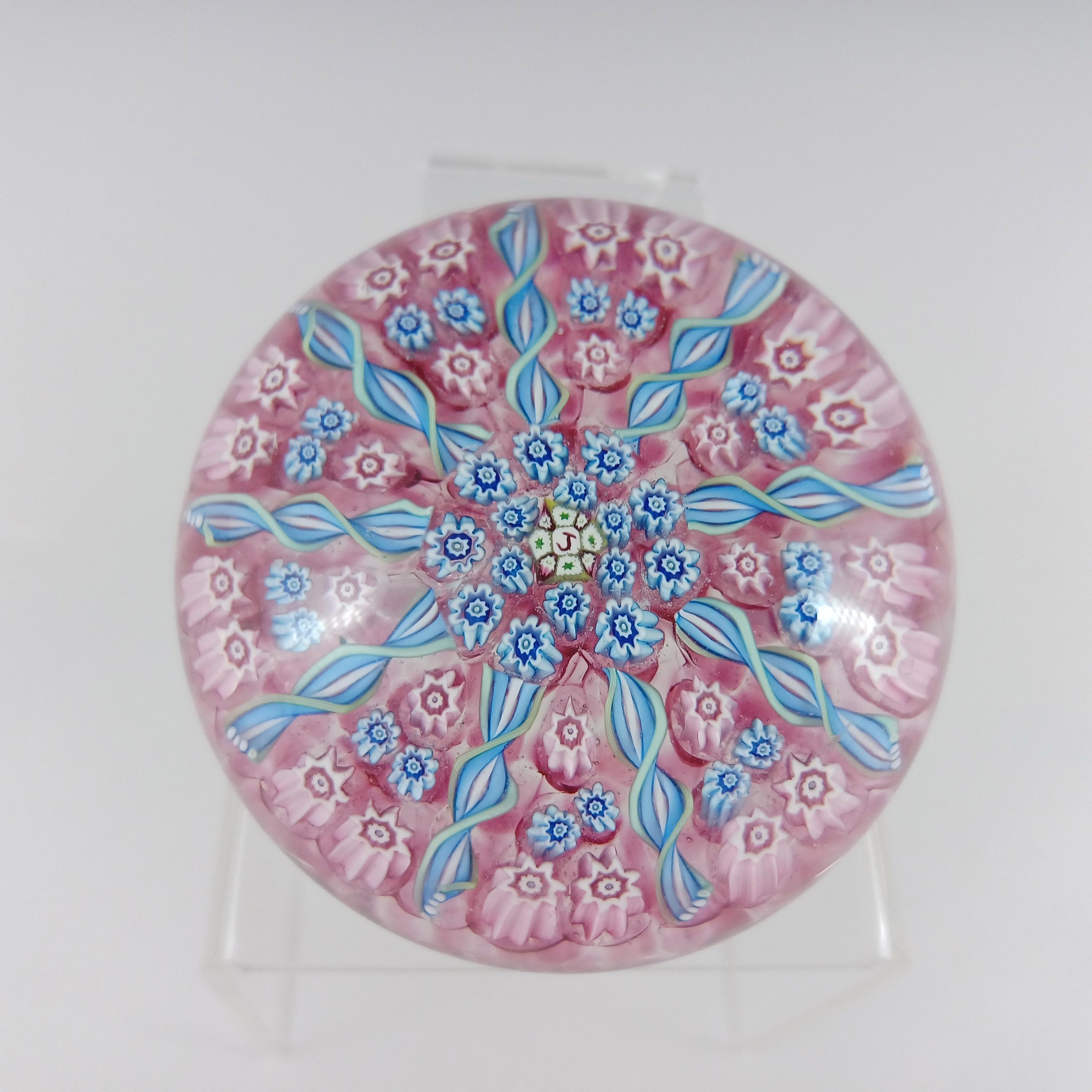 Pisapapeles Millefiori Radial de Cristal John Deacons Jay - J Cane Británico en venta