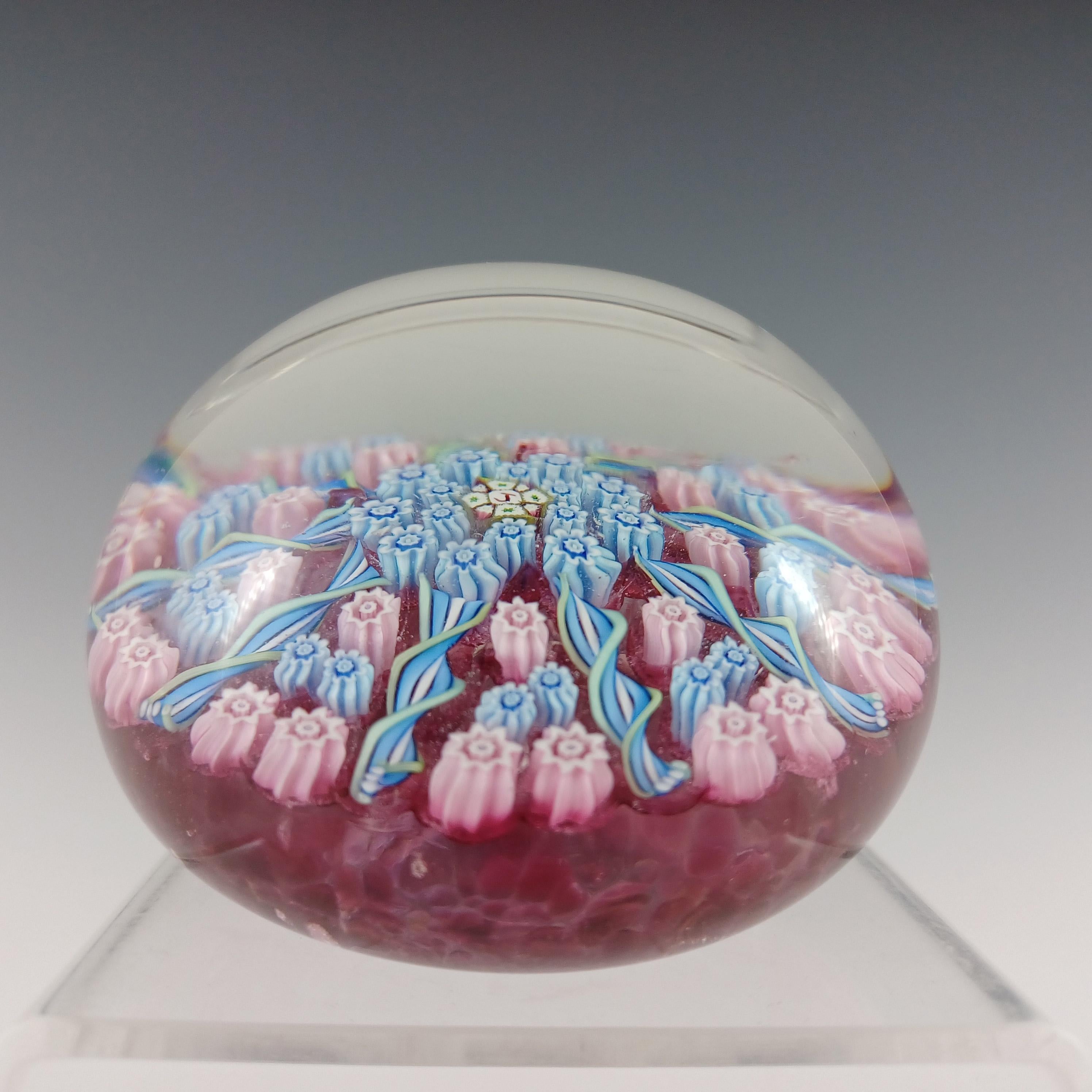 Pisapapeles Millefiori Radial de Cristal John Deacons Jay - J Cane Hecho a mano en venta