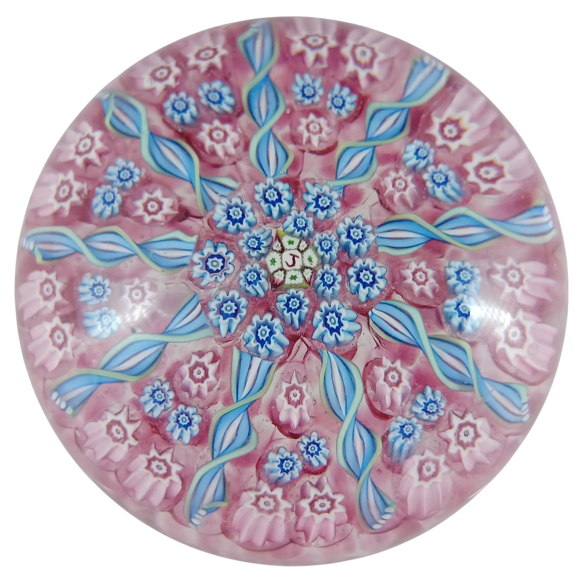 Pisapapeles Millefiori Radial de Cristal John Deacons Jay - J Cane
